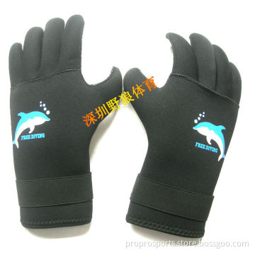 Adults Neoprene 5 Finger Gloves For Diving Used